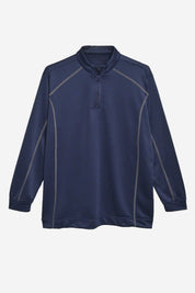 Men's Quarter Zipper Minor Fault Activewear Sweatshirt Minor Fault Image 