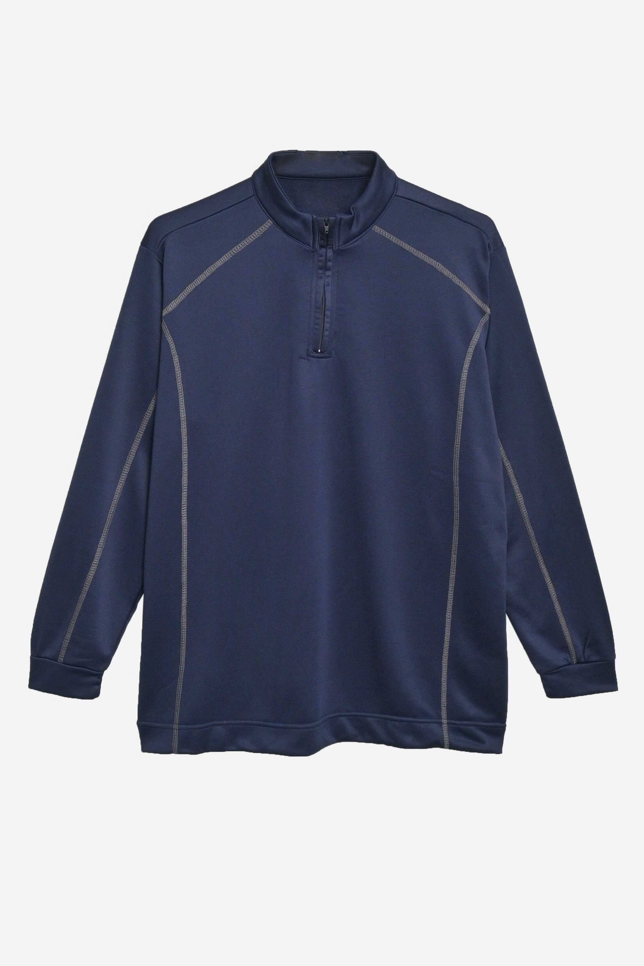 Men's Quarter Zipper Minor Fault Activewear Sweatshirt Minor Fault Image 