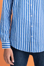 Gravity Men's Striped Slim Fit Casual Shirt