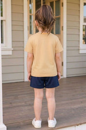 Light Orange & Navy