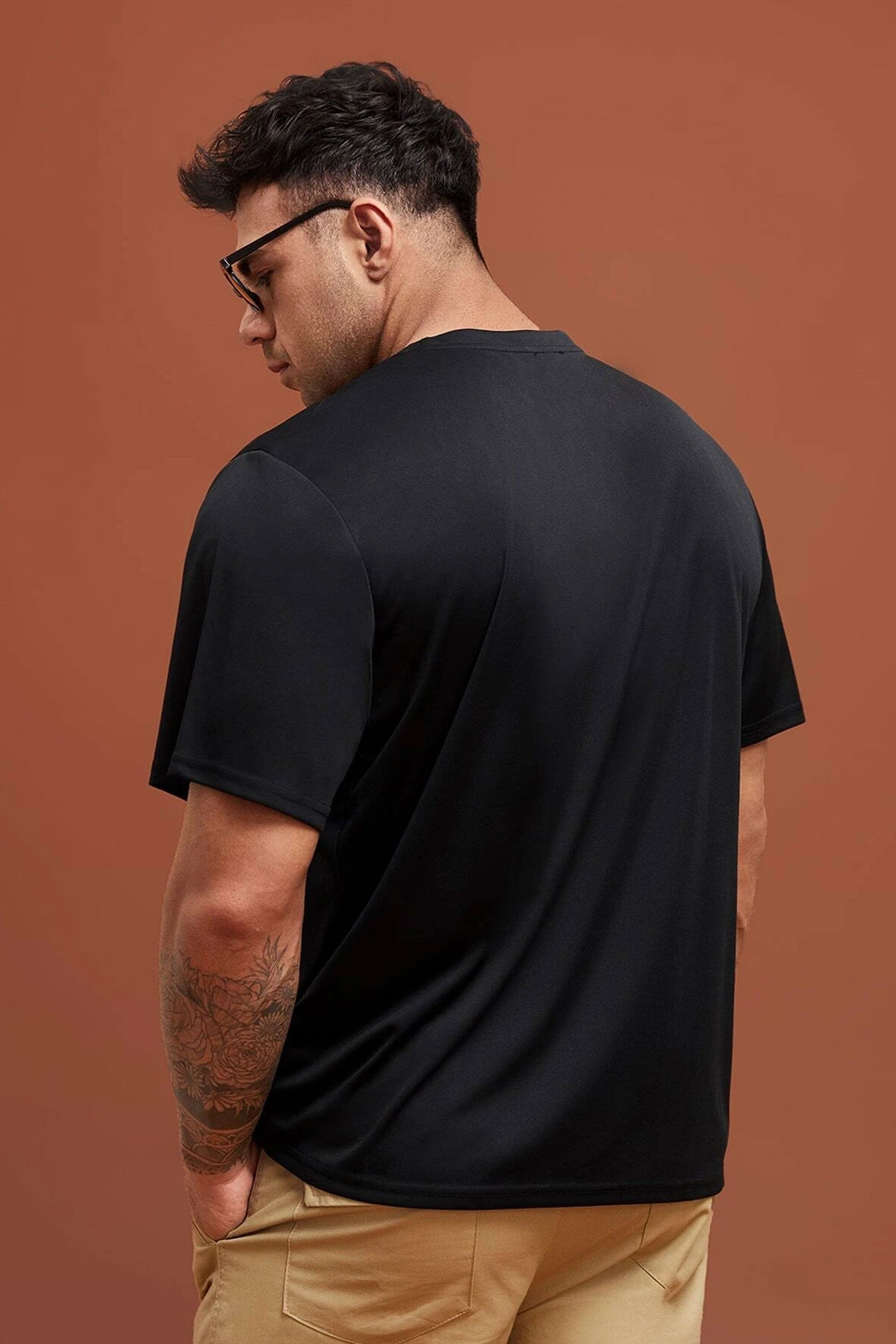 Century Style Men's Solid Design Classic Tee Shirt Men's Tee Shirt SNR 