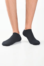 Identic Men's Classic Low Cut Socks - Pack Of 3 Socks Paragon Fashion Black 39-42 