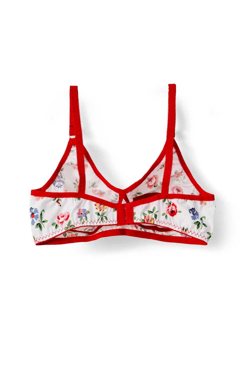 Women's Floral Contrast Cotton Bra