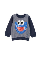 Kid's Sequin Design Fleece Sweat Shirt