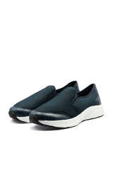 Black Camel Men's Upper Leather Patch Slip On Shoes