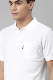 Salesianer Men's Short Sleeves Minor Fault Polo Shirt Men's Polo Shirt Image 