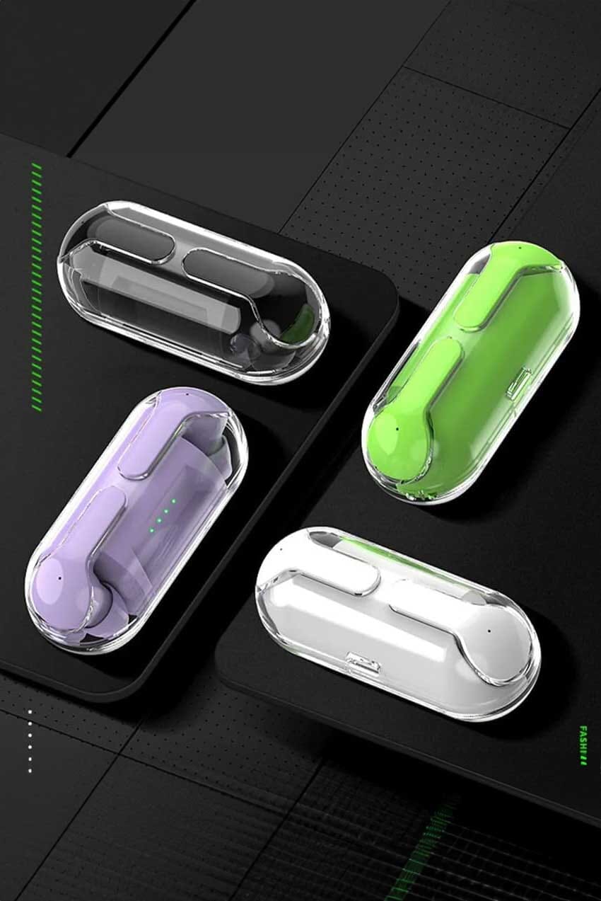 Amgras V Pro Pure Bass Zero Cable TWS Bluetooth Earbuds Mobile Accessories SDQ 