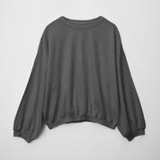 Urban Bliss Sariwŏn Women's Crew Neck Minor Fault Terry Sweatshirt Minor Fault HAS Apparel Graphite XS(34) 
