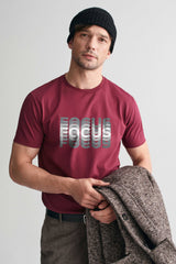 Polo Republica Men's Focus Printed Tee Shirt