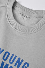 Polo Republica Men's Be Young & Wild Printed Fleece Sweat Shirt Men's Sweat Shirt Polo Republica 