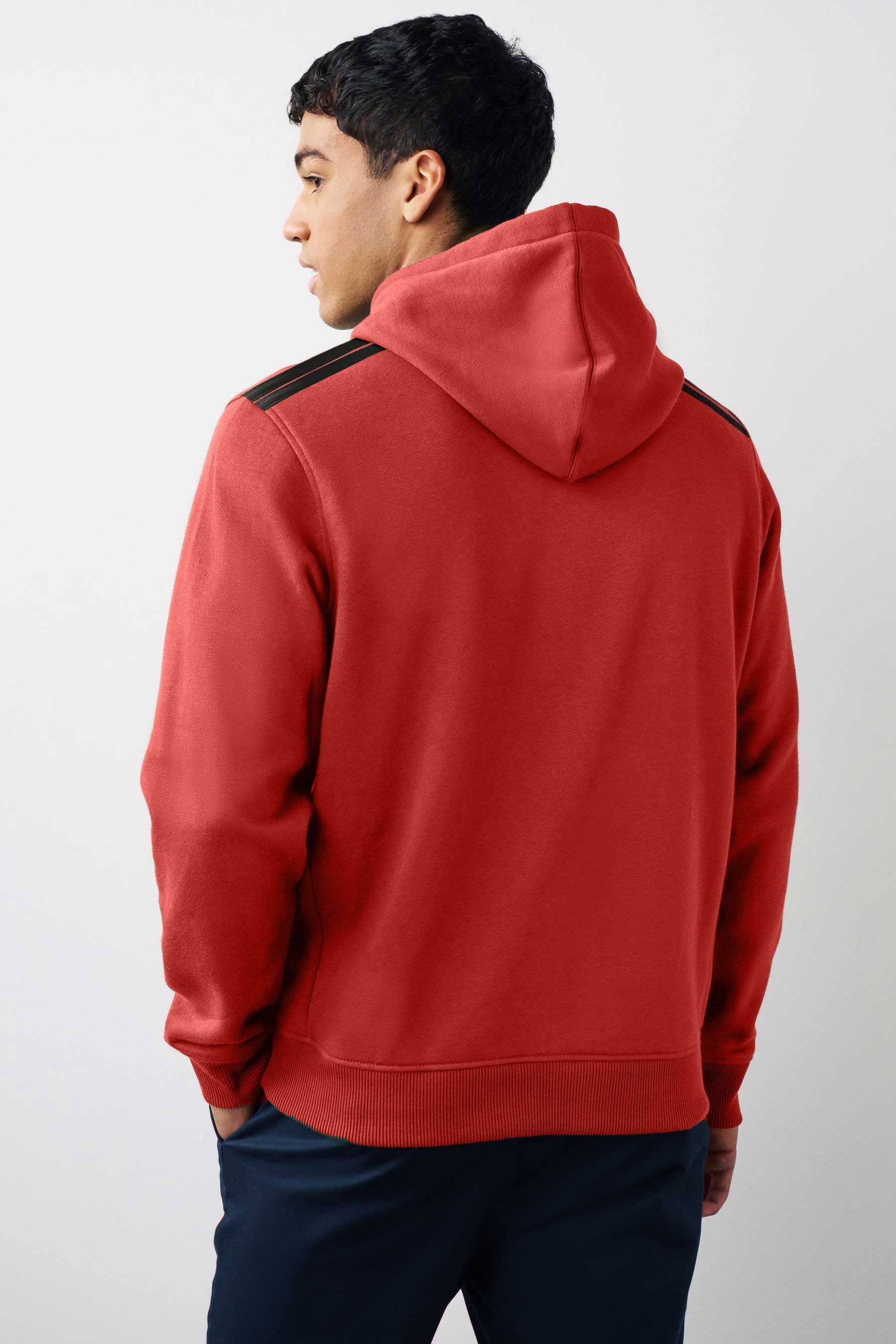 Polo Republica Men's Maple Leaf Embroidered Fleece Pullover Hoodie Men's Pullover Hoodie Polo Republica 