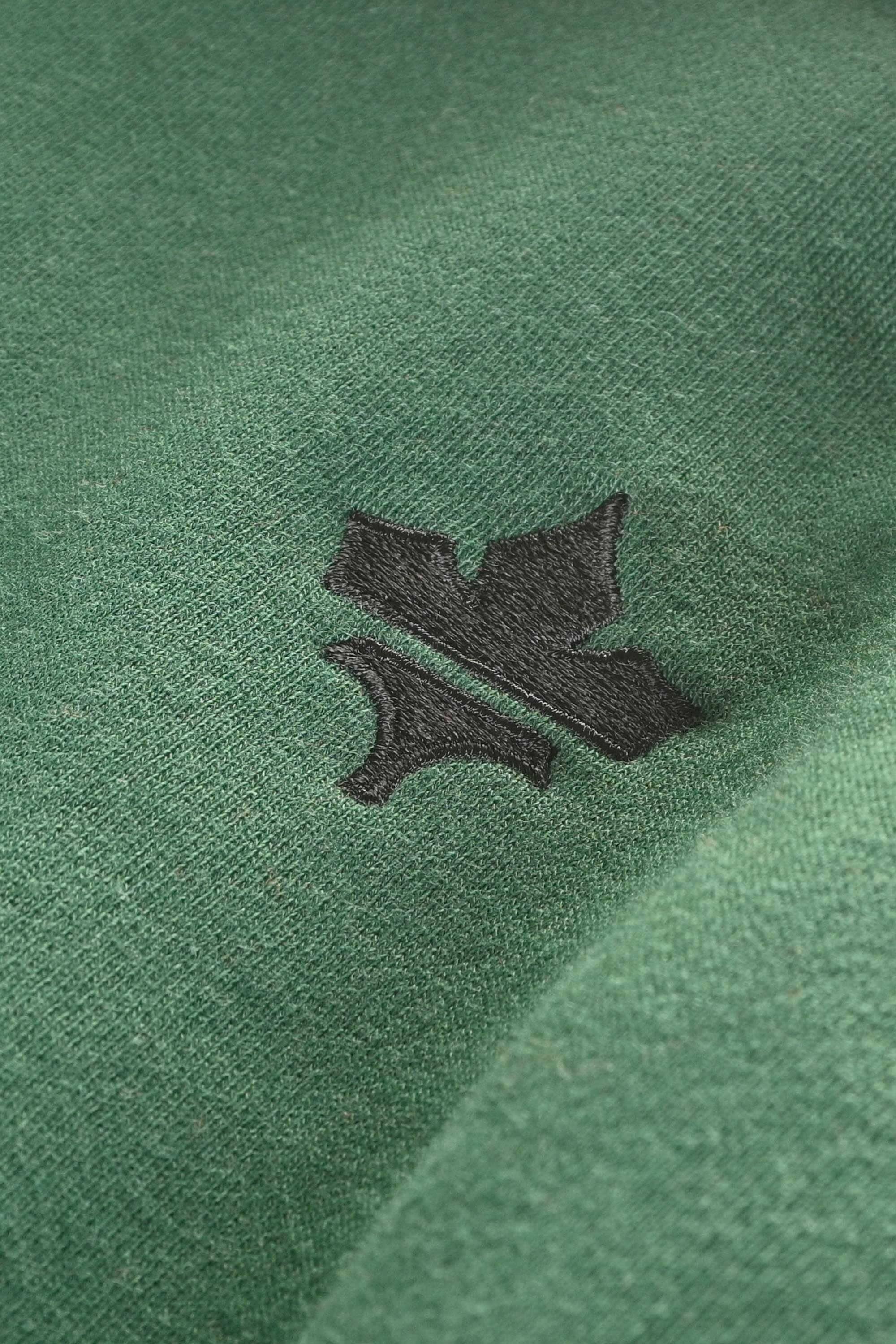 Polo Republica Men's Maple Leaf Embroidered Fleece Pullover Hoodie Men's Pullover Hoodie Polo Republica 