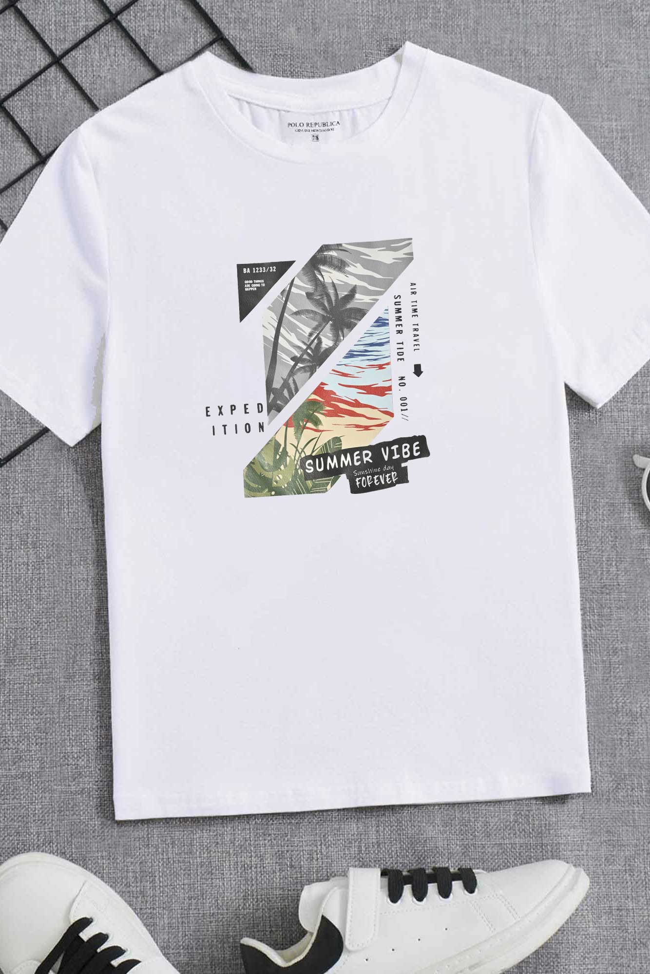 Polo Republica Boy's Summer Vibe Printed Tee Shirt Boy's Tee Shirt Polo Republica 