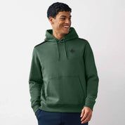 Polo Republica Men's Maple Leaf Embroidered Fleece Pullover Hoodie Men's Pullover Hoodie Polo Republica Bottle Green S 