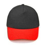 Men's Contrast Color Sun Protection Classic Cap Cap Sunshine China Black & Red 