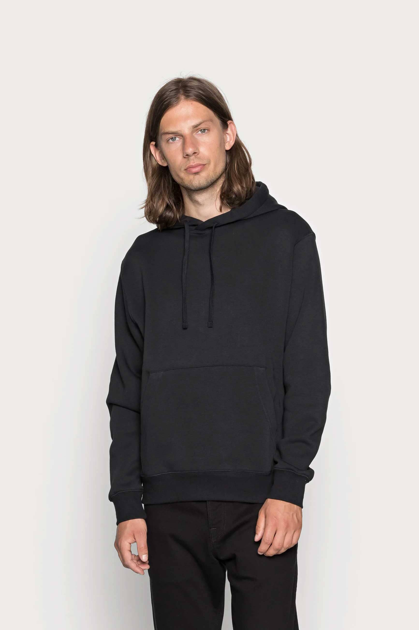 Grenoble Men's Solid Design Minor Fault Pullover Fleece Hoodie Men's Pullover Hoodie Image 