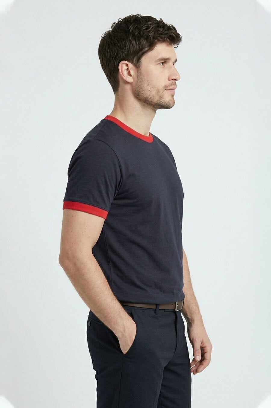 Navy & Red