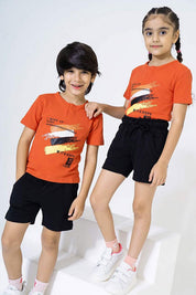 Orange & Black