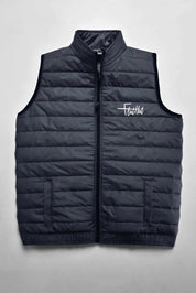 Burnt Soul Men's Flalttat Embroidered Body Warmer Puffer Gilet Men's Gilet IBT 