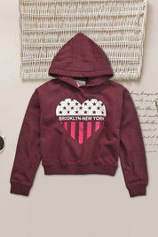Burgundy & White