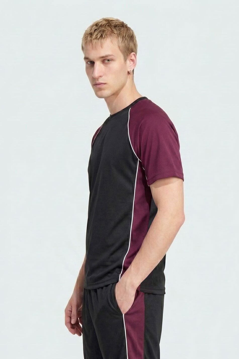 Black & Maroon