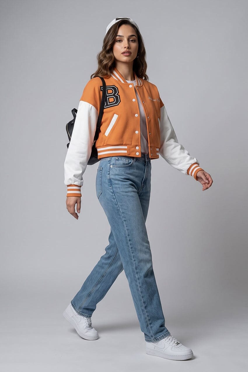 Orange & White