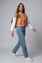 Orange & White