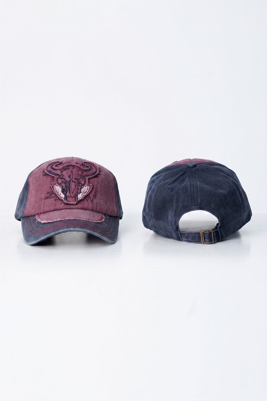 Navy & Burgundy