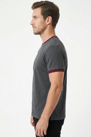Graphite & Maroon