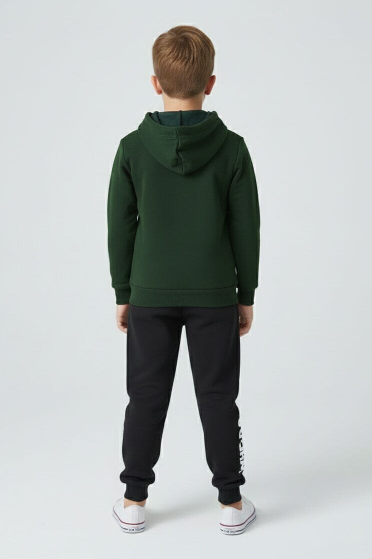 Bottle Green & Black