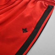 Polo Republica Men's Contrast Panel Maple Leaf Embroidered Fleece Trousers Men's Trousers Polo Republica 