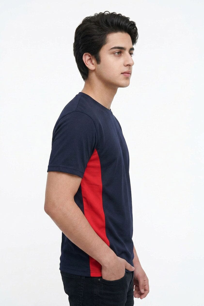 Navy & Red