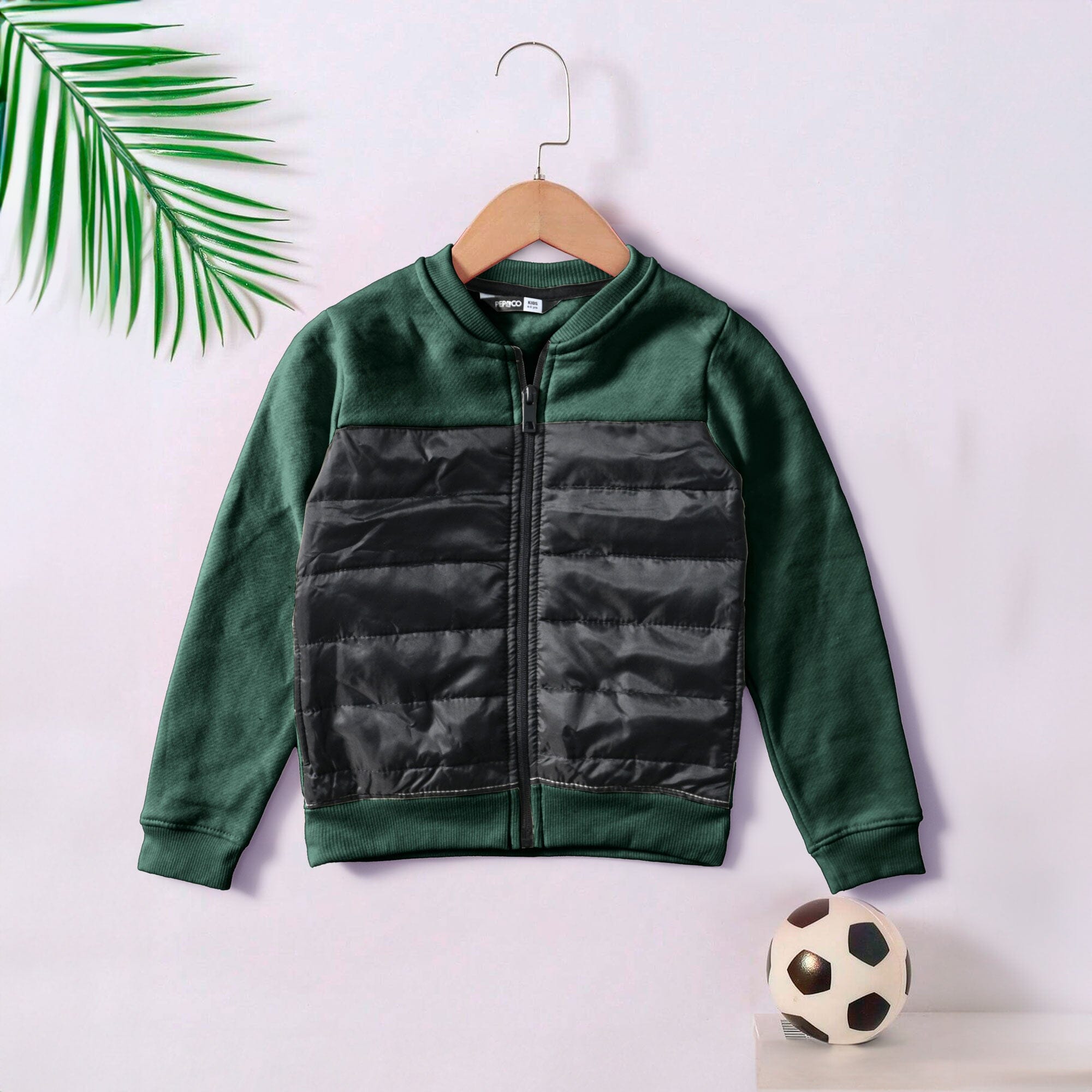 Bottle Green & Black