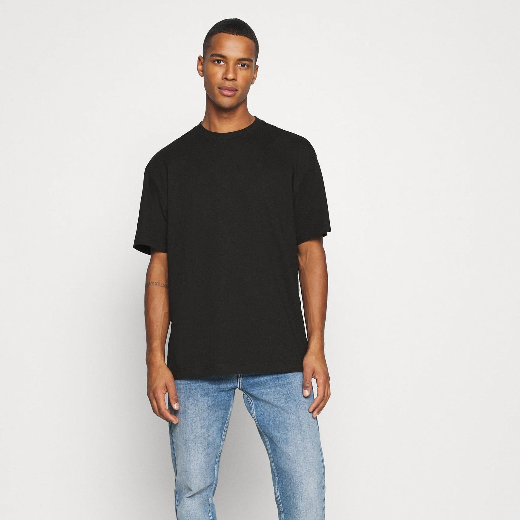 Men's Solid Design Minor Fault Tee Shirt Minor Fault Polo Republica Black XXS 