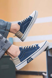 Navy & White