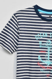 Navy & White