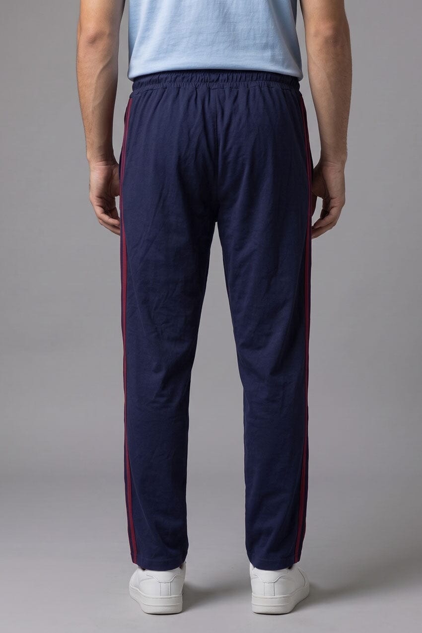Navy & Maroon