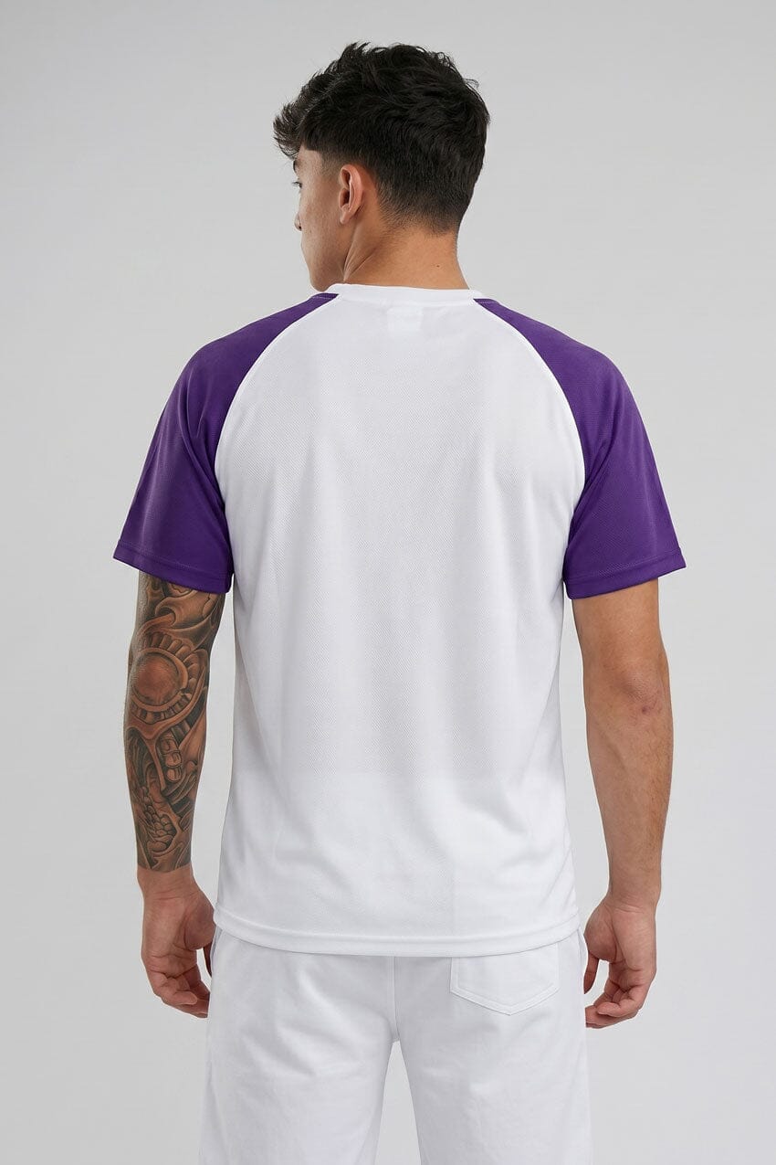 White & Purple