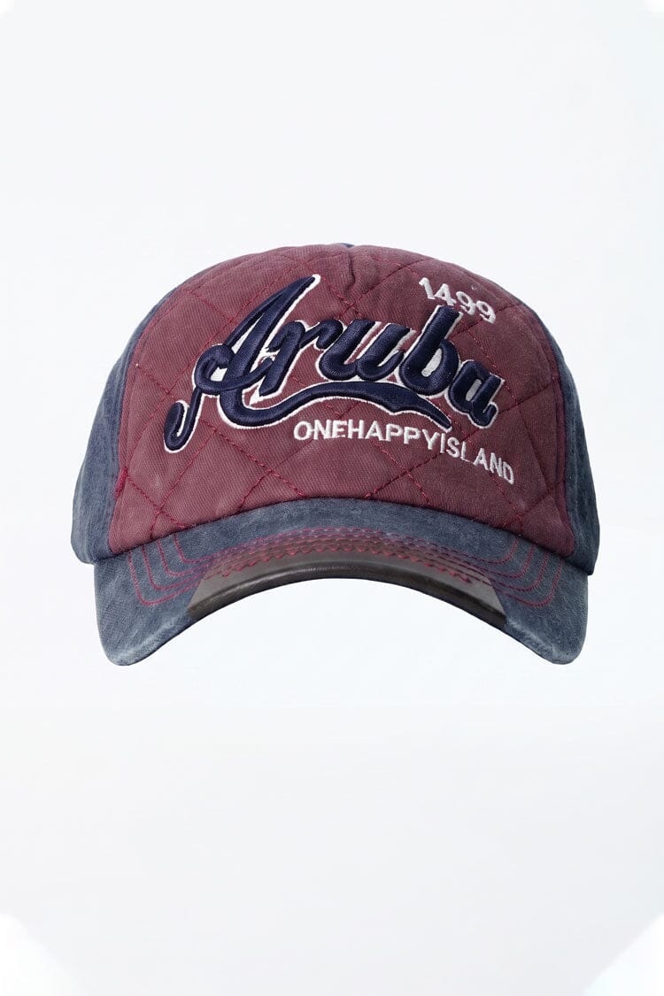 Navy & Maroon