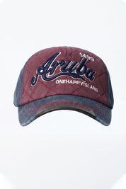 Navy & Maroon