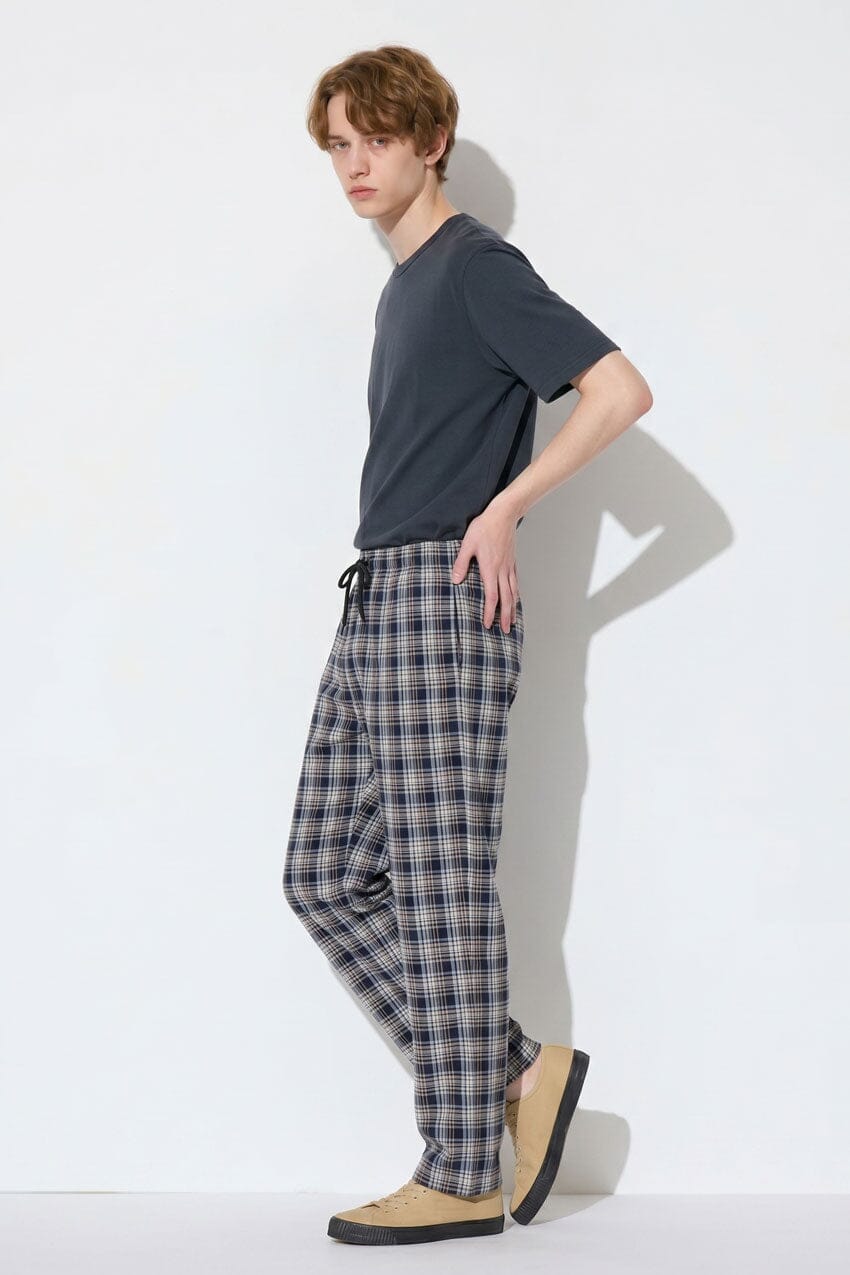 Navy & Brown