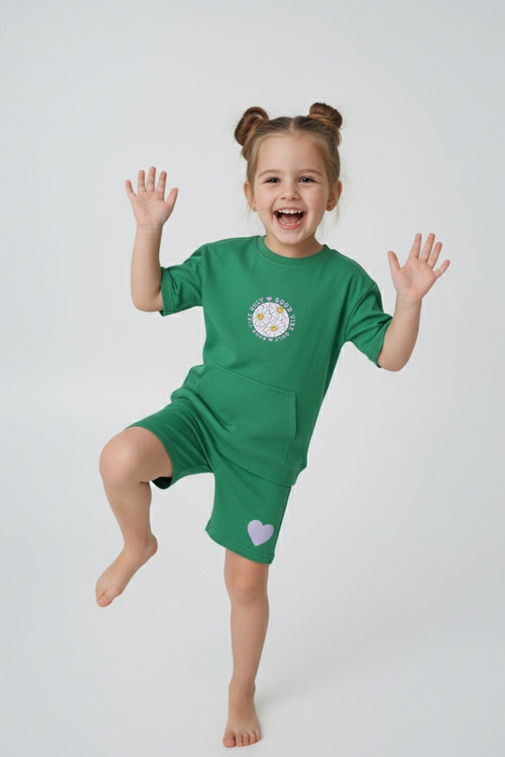 Polo Republica Kid's Good Vibe Only Minor Fault Twin Set