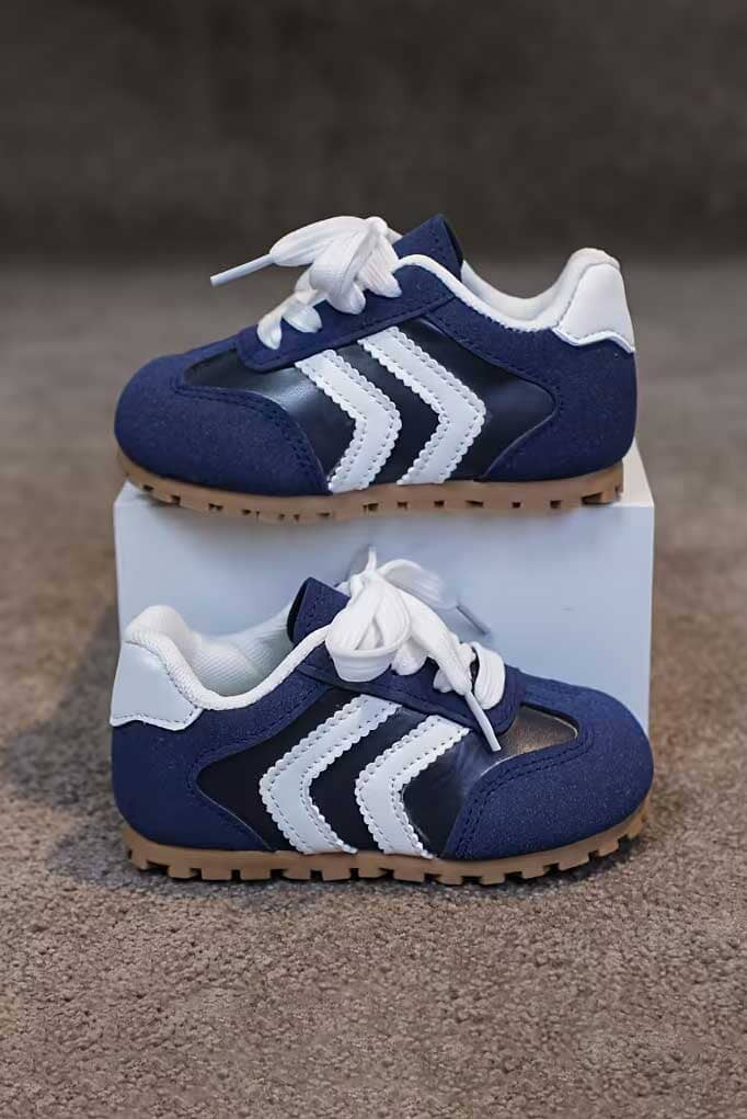 Navy & White