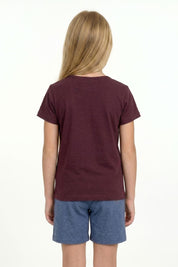 Maroon & Jeans Marl