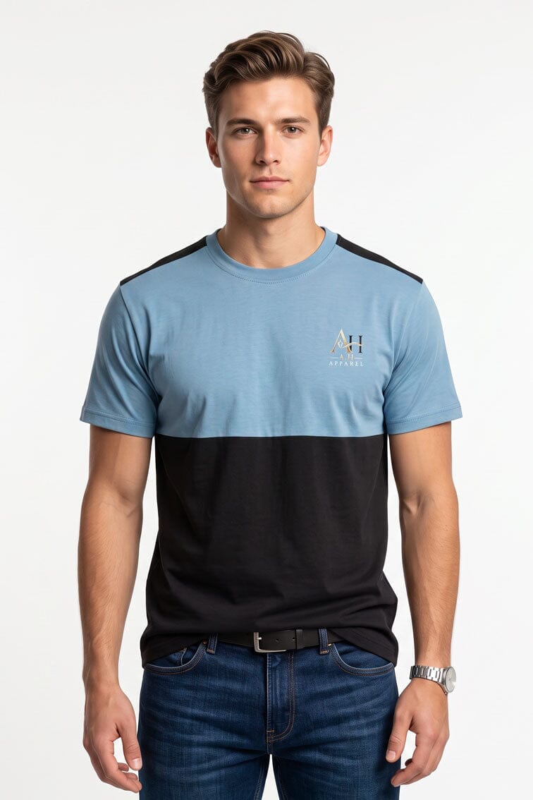 Black & Powder Blue