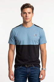 Black & Powder Blue