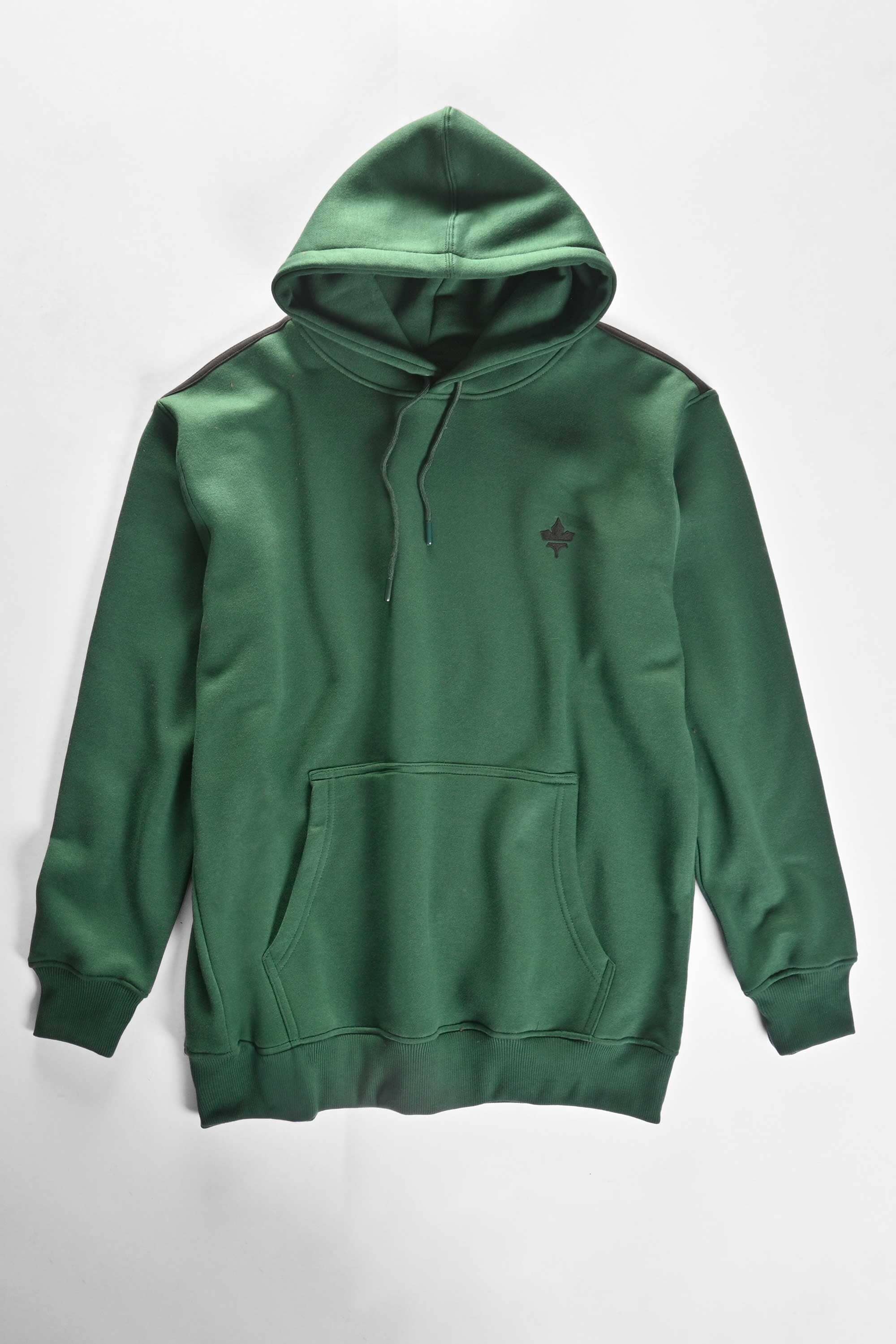 Polo Republica Men's Maple Leaf Embroidered Fleece Pullover Hoodie Men's Pullover Hoodie Polo Republica 