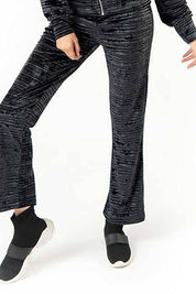 Start Women's Velvet Stripes Design Trousers