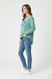 L.A.T Women's Tropez High Low Hem Sweat Shirt