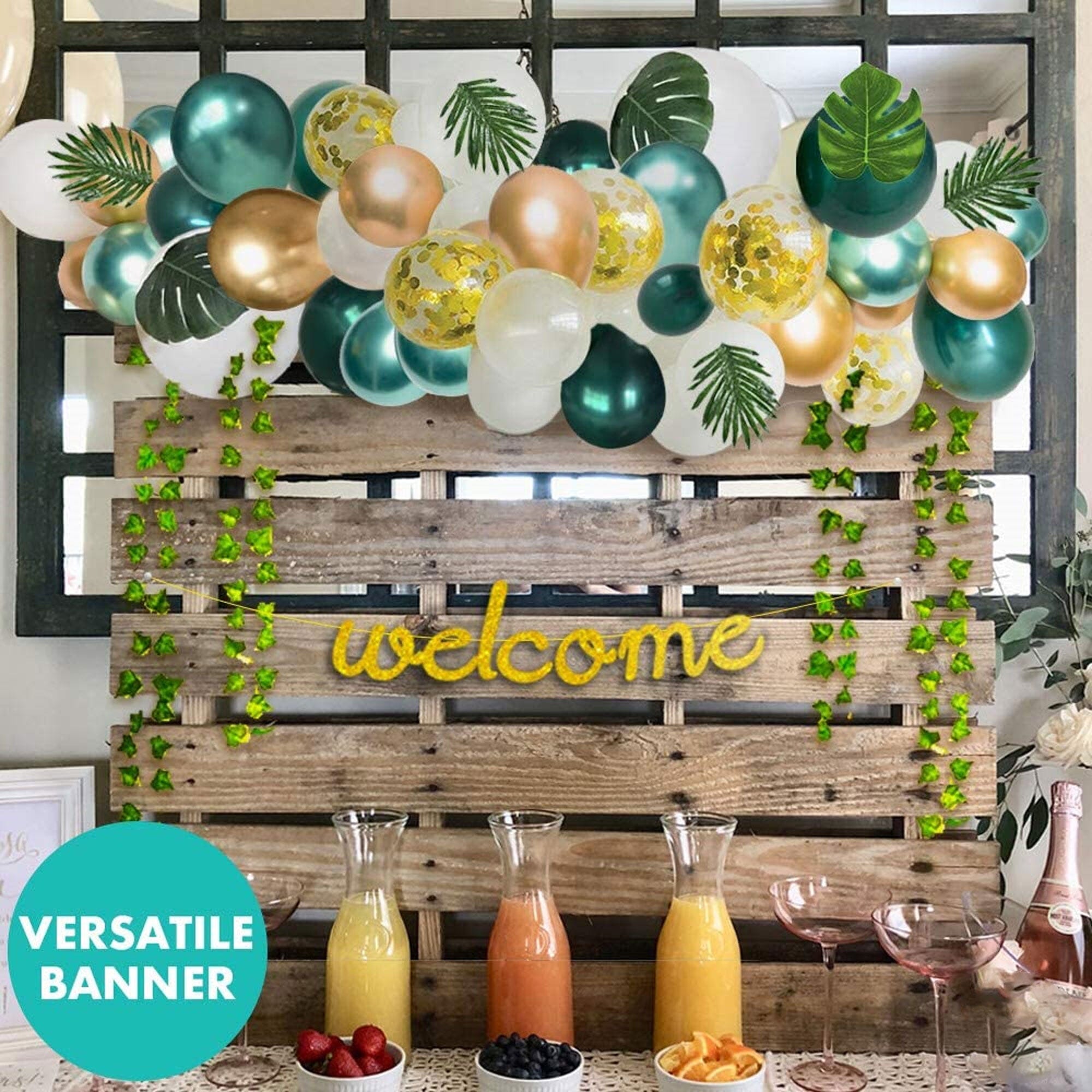 Safari Balloon Garland With Leaves Decoration Theme Home Decor UNU 
